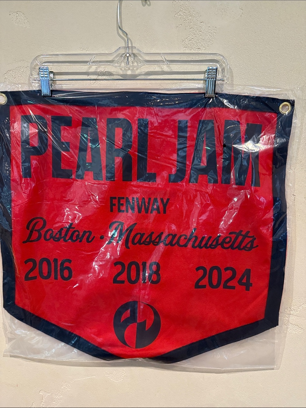 Pearl Jam Red Fenway Banner